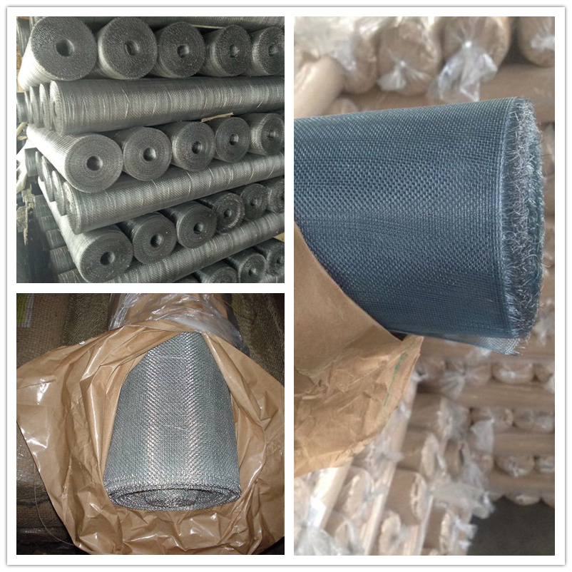 Exportverpackung von Fensterrollos aus verzinktem Eisen mit feuchtigkeitsbeständiger Verpackung – ANJIA Group galvanized iron window screen roll packed for container export