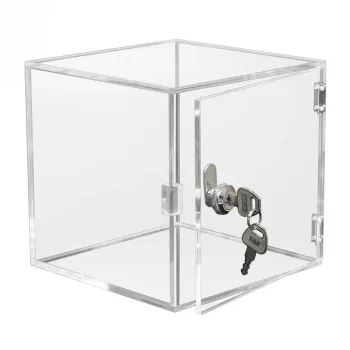 Transparent Acrylic Boxes transparent/wholesale with lock