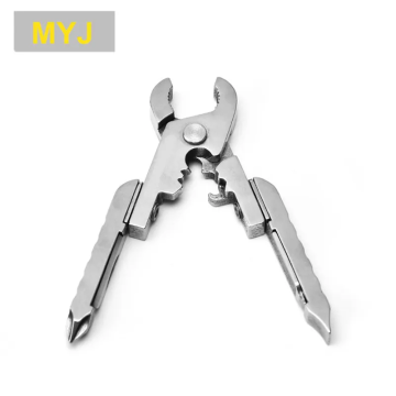 Stainless Steel Multi Tool Pliers with Screwdriver for Outdoor and Bicycle Use