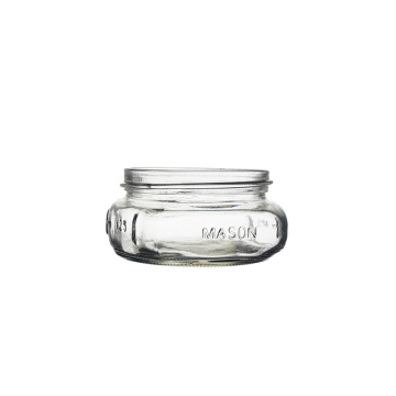 240ml 150ml French Square Mason Jam Jar
