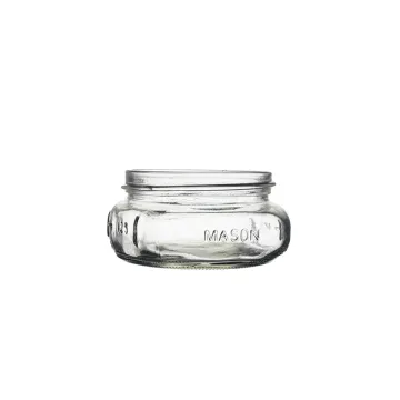 240ml 150ml French Square Mason Jam Jar
