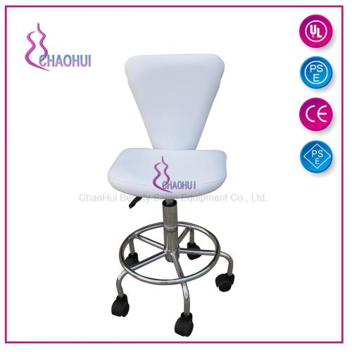 Chaise de tabouret de salon avec roue