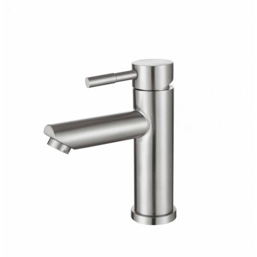 Bathroom 304 Stainless Steel Basin Faucet Bathroom 304 Stainless Steel Brushed Basin Mixer Faucet Supplier