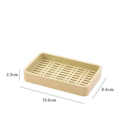 Lidless Simple Soap Rack for Household Drain - Face Wash Soap Dish