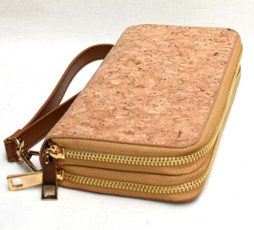 Natural Cork Leather Wallets for Men - Wholesale