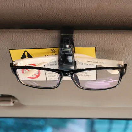 Multi Functional Car Clip: Glasses Holder for Car Visor