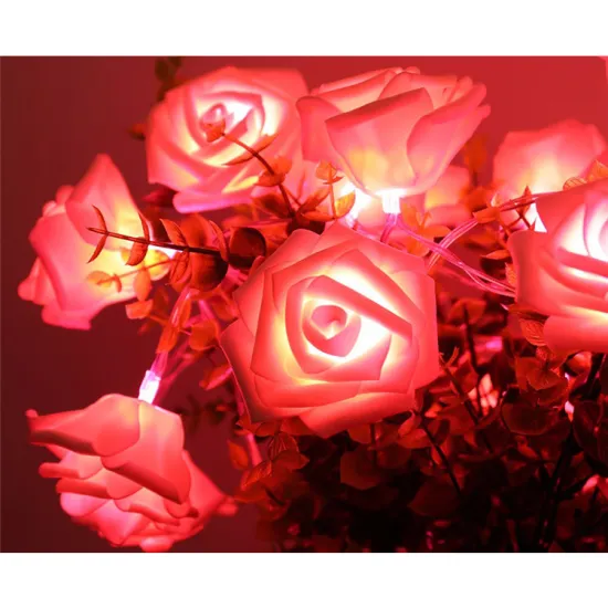 2M 20LED Wedding Rose LED String Lights: Festive Battery-Operated Holiday Decorations