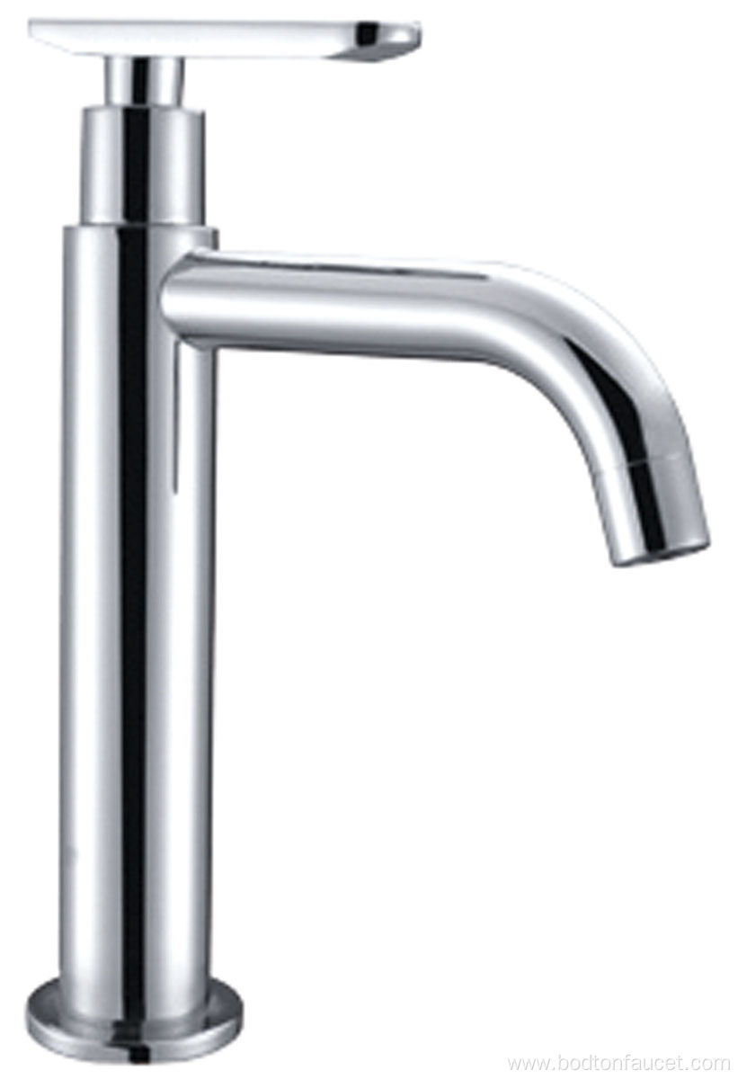 Basin faucet for bathroom basin