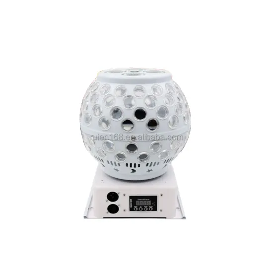 Rotating Pattern Gobo Effect Double-Layer Lantern Magic Ball Stage Lights - 40W RGB Lighting