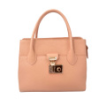 Medium Satchel Tote Two Tone Body and Handle