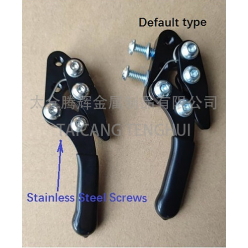 Freios para cadeira de rodas de banheiro de alumínio