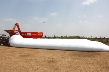 Large Silage bags for grain storage