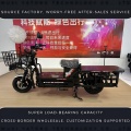 Scooter de carga resistente y plataforma plana de gran capacidad