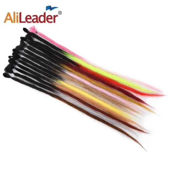 Alileader Wholesale Handmade 46 Colors Dreadlocks Extensions For Black Hair
