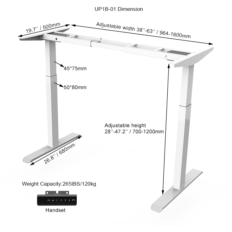 Standing Desk Converter Height Adjustable