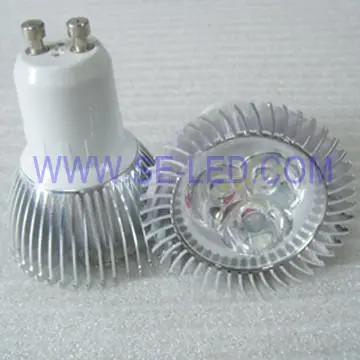 3W GU10 Dimmable White LED Spot Lamp