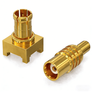 Латунные коаксиальные разъемы для микроволновой печи с ЧПУ по индивидуальному заказу