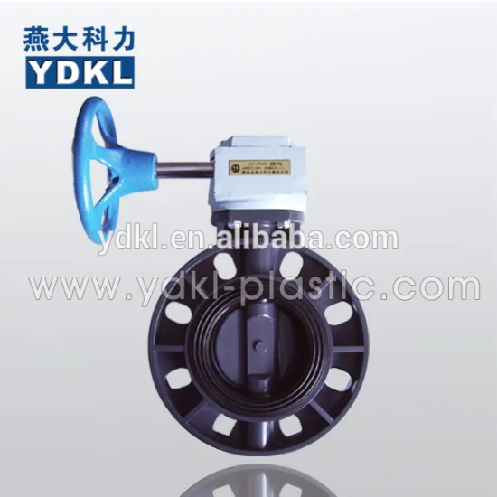 flange pvc butterfly valve