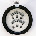 reusable magnetic lashes 3d segmented magnetic eyelashes
