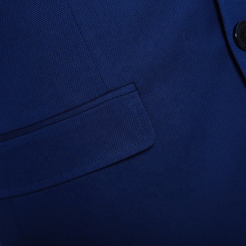 Modern Men Elegant Dark Blue Slim Fit Blazer