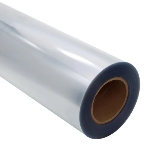 60 microns transparent pvc film for alu foil
