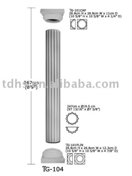 polyurethane roman pillar