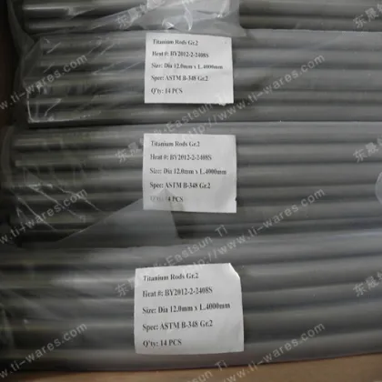 Baoji Eastsun Titanium Industry specialize in Gr2 titanium bars for industrial
