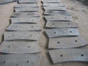 High Cr Iron Cast Ball Mill Liners For Cement Mill DF048 Wi