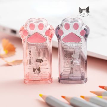 カワイイ漫画猫スクラッチペンシルシャープナー - 文房具マニュアルペンシャープナー