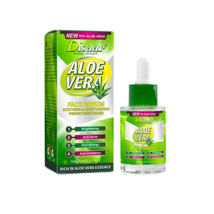 Disaar Beauty Skincare 92% Aloe Vera Face Serum - Moisturizing, Whitening, Anti-Wrinkle