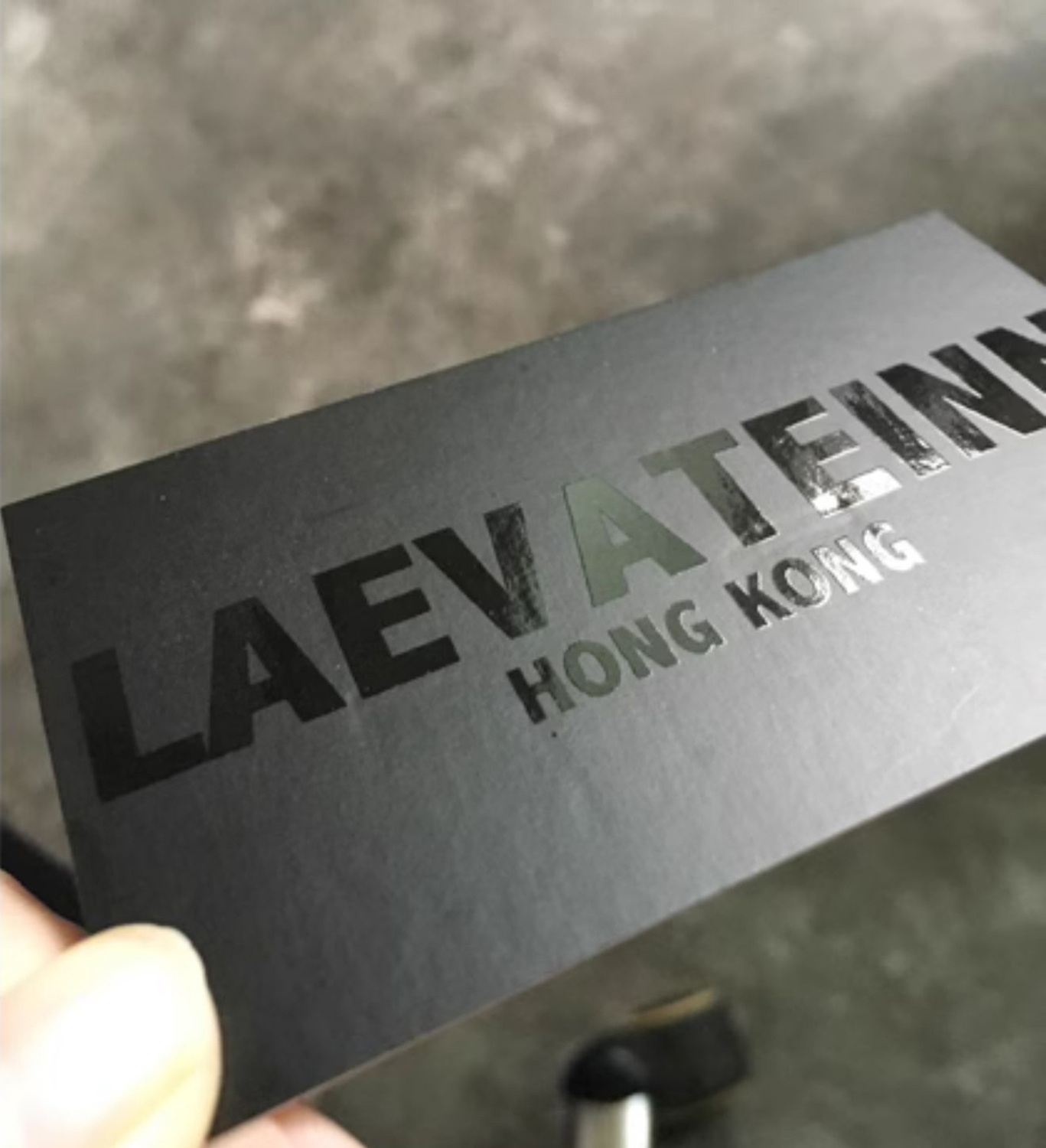 UV 코팅 카드 디자인