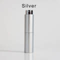 Twist type goud zilveren glanzende 10 ml 20 ml 30 ml aluminium parfum verstuiver flesverpakking bijvulbaar