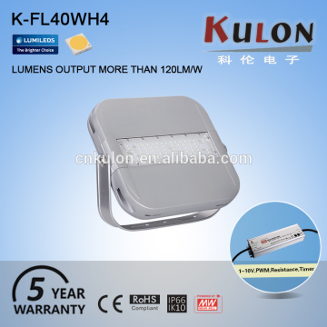 Long life span 40w IP66 dimmable smd led flood lights