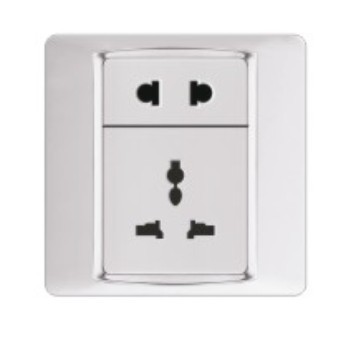 AC86 2 Pin+3 Pin Wall Socket
