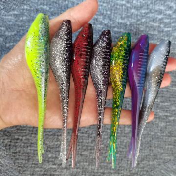 NEWMAJOR TPR Soft Lure Baby Silencer 12cm 10g 5pcs/bag