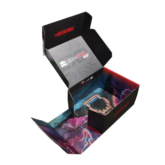 Custom Full Color Apparel Corrugated Packaging Paper Boxes
