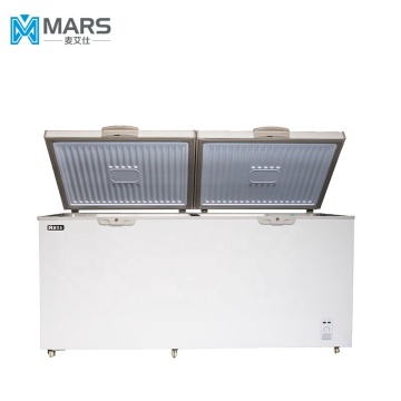 MARS Brand 468 Liters Top Open Double Doors Chest Freezer