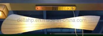 Decoration Pendant Hanging Lamp with Long Curved Wrinkled Fabric Shade (C5006088-1)