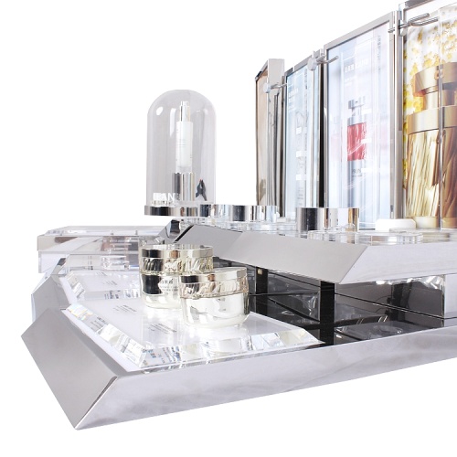 APEX Multifunctionable Acrylic Led Cosmetic Display Rack