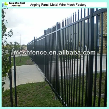 1.8m(H)x2.4m(W) spear top security steel fence for Australia market