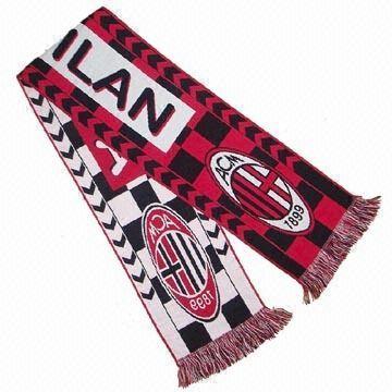 100% Acrylic Woven Jacquard Fan Scarf