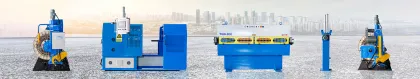 Armoured wrapping machine for cables and wires