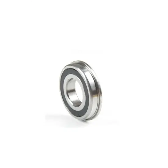 F6200-2RS F6200ZZ Flanged Deep Groove Ball Bearing