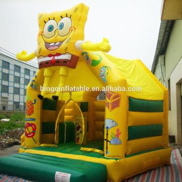 Professional spongebob inflatable bouncer with CE certificate