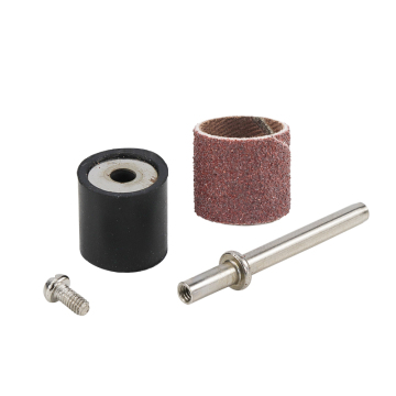 Sanding Drum Set #80 #100 #120 Grit with 6.35mm and 12.7mm Mandrels for Dremel Rotary Tools