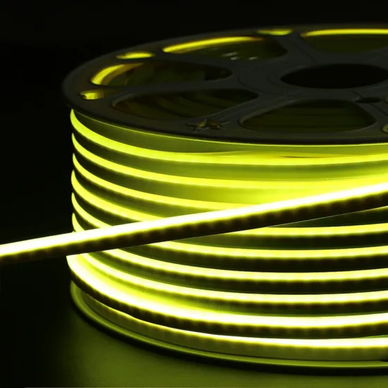 Custom 12v-110v IP67 Silicone Flex Neon Light (Pink/Orange/Ice Blue) RGB LED Strip for DIY Advertising