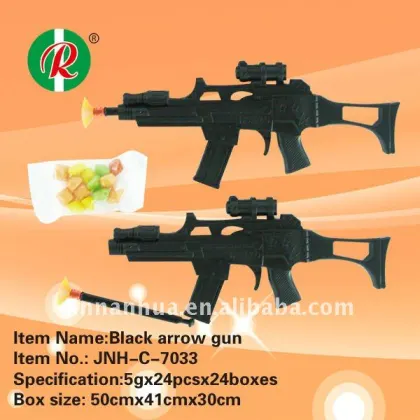 Black arrow gun/gun toy/ toy candy