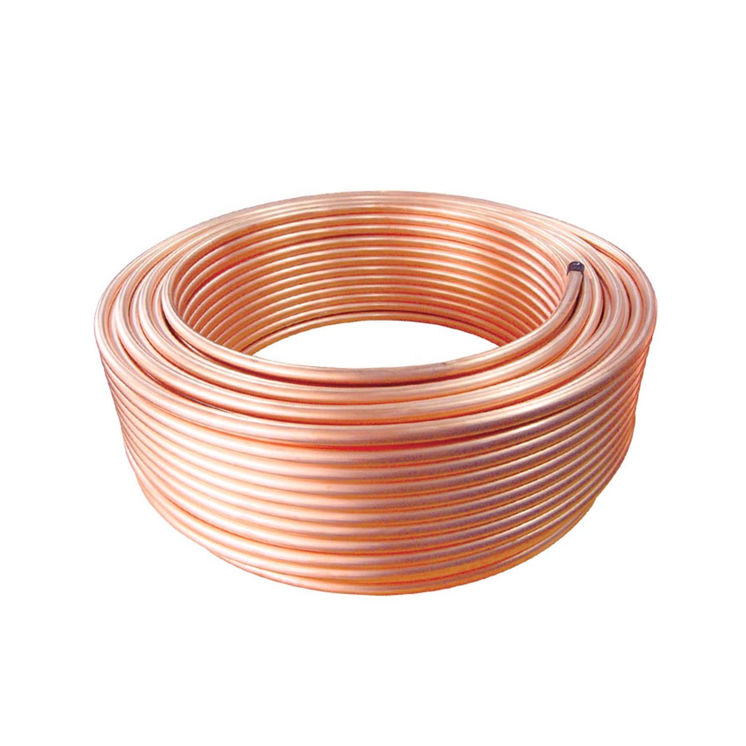 เครื่องปรับอากาศเครื่องทำความเย็นเชื่อมต่อท่อทองแดง Pancake Coil Coil Copper Tube