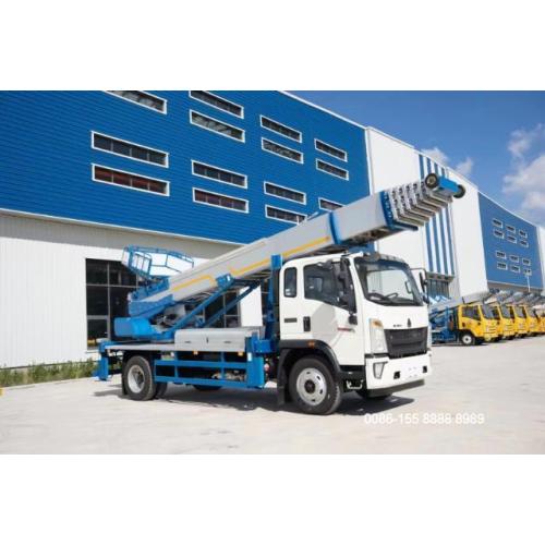 45m Télescopic Boom Aerial Ladder Aerial Platform Vehicle