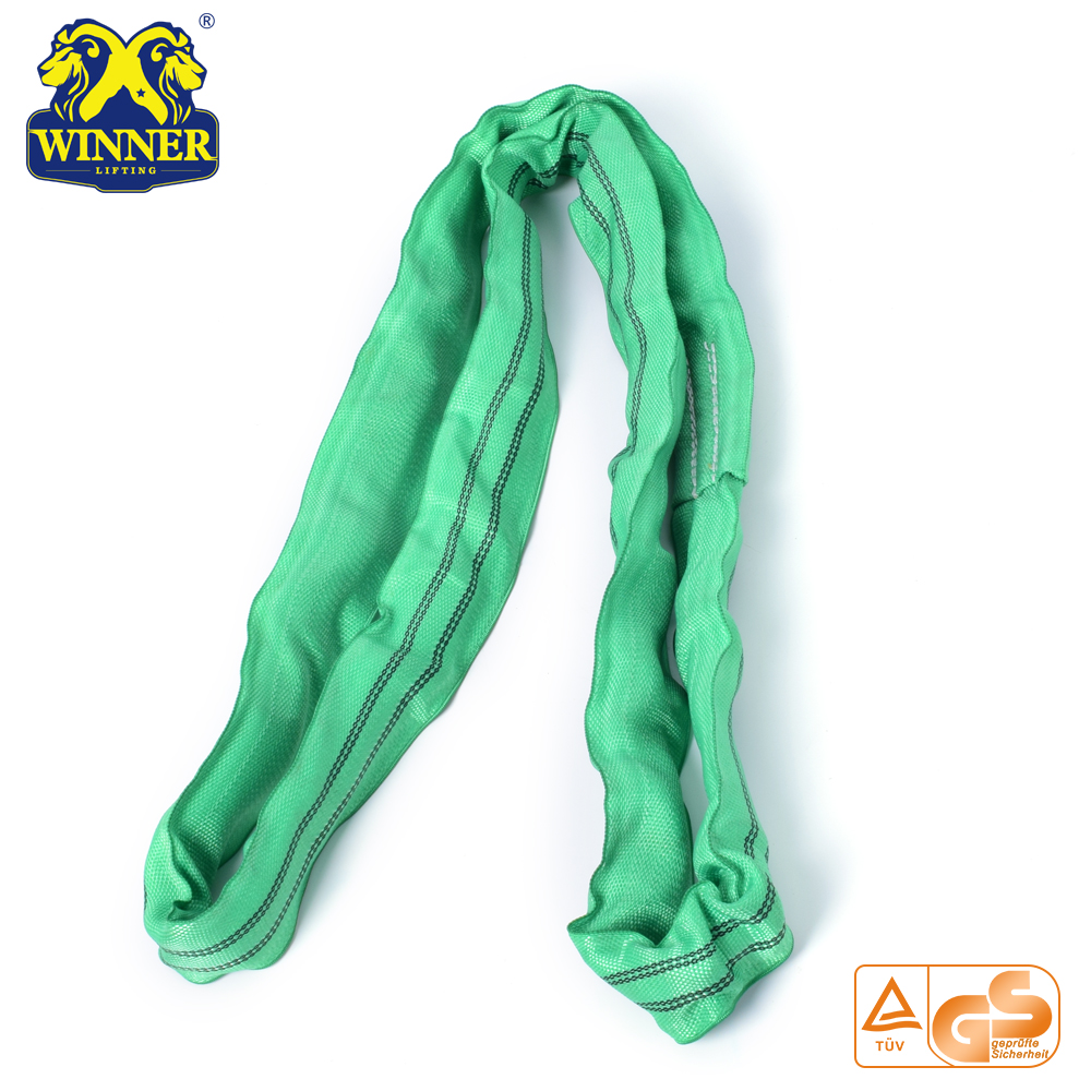 2 Ton Nylon Polyester Lift Round Sling Webbing Sling China Manufacturer